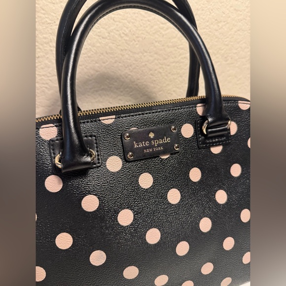 Kate Spade WKRU3844 Small Rachelle Wellesley Polka Dot Satchel Bag New with tag - Picture 2 of 12